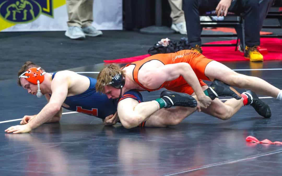 Hopkins first Alaska wrestler to win match at NCAAs in 9 years