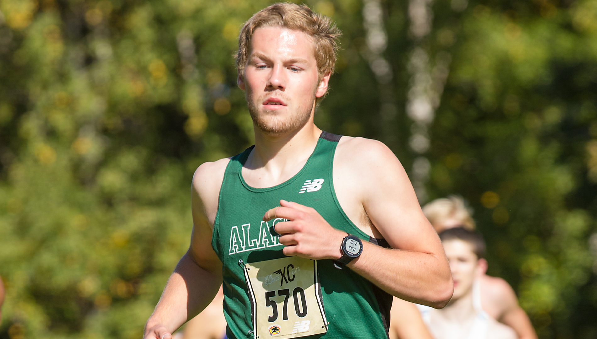 Jacob Moos of Galena leads the Alaskaraised contingent for UAA at GNAC