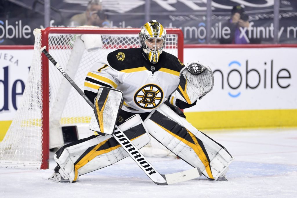 Former UMaine goaltender Jeremy Swayman calls Bruins debut 'one of the best  experiences of my life