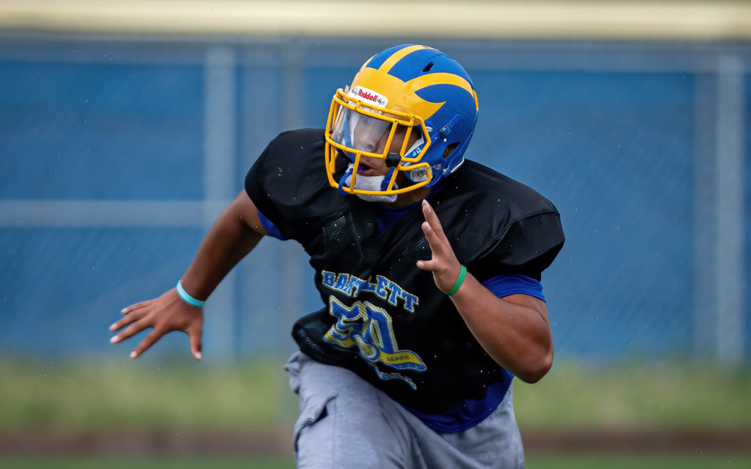Prep Football: CIC two-way star Niko Alailefaleula determined “not to waste a play” for Bartlett