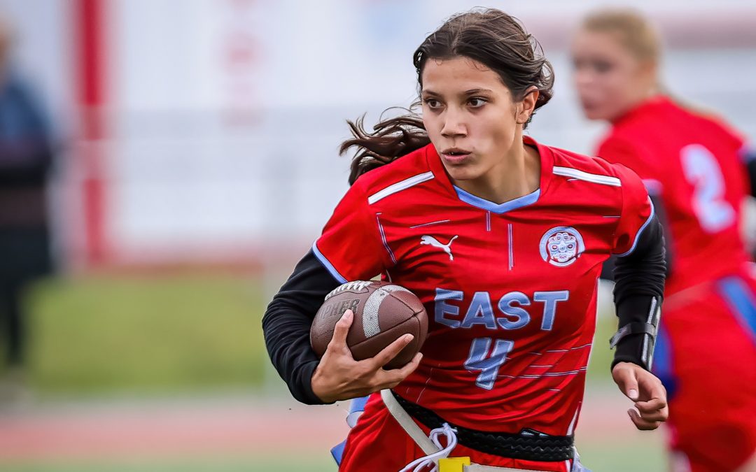 CIC Flag Football: East’s Olyvia Mamae turns track speed into touchdowns