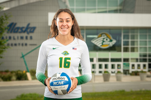 UAA hitter Eve Stephens named AVCA D2 National Player of the Week, credits chemistry with setter