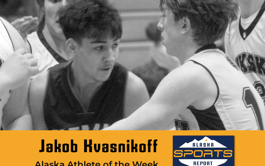 Kenai basketball player Jakob Kvasnikoff’s inspired heroics earn him Alaska Athlete of the Week honors
