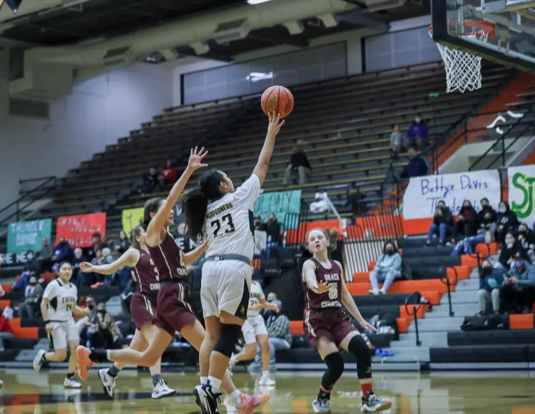 Prep Hoops Tikigaq Harpoonerettes of Point Hope bag big game on and
