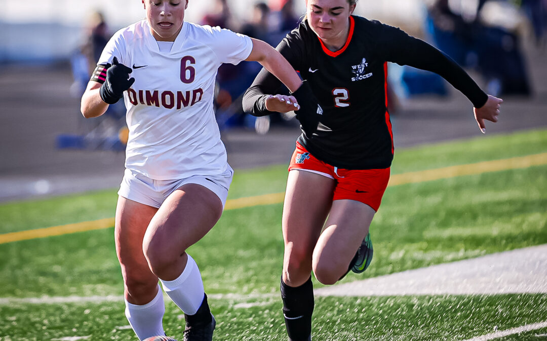 Prep Soccer: Dimond girls rebound from unusual loss with brisk morning stroll, winning 2-0 at West