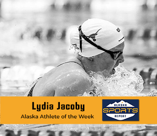 Seward swimmer Lydia Jacoby named Alaska Athlete of the Week after statement performance