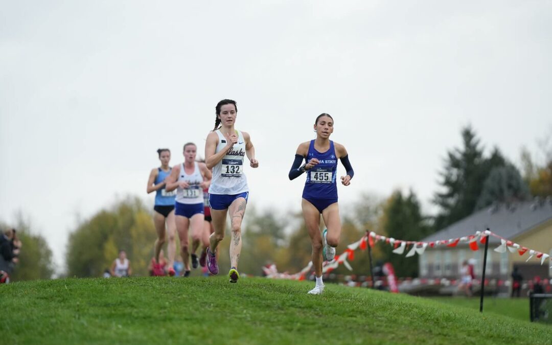 College Cross Country: UAF’s Kendall Kramer wins regional title, qualifies for NCAA D2 nationals with Sophie Wright