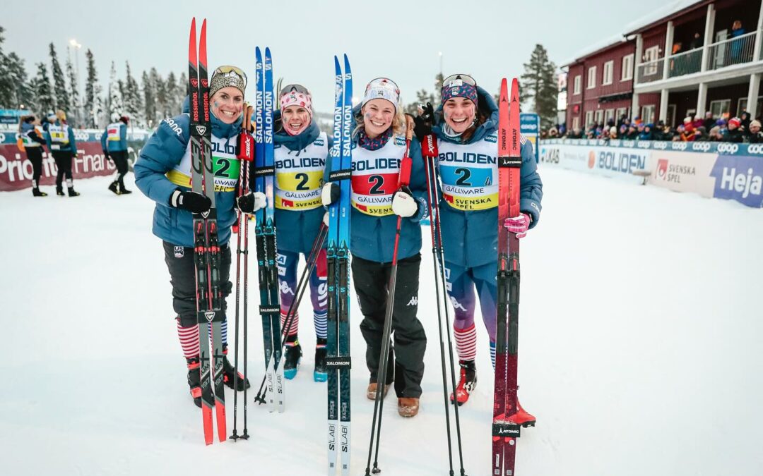 Nordic Skiing: Rosie Brennan helps the US women win a bronze in a World Cup relay, and five Alaskans are part of a promising showing for the US men