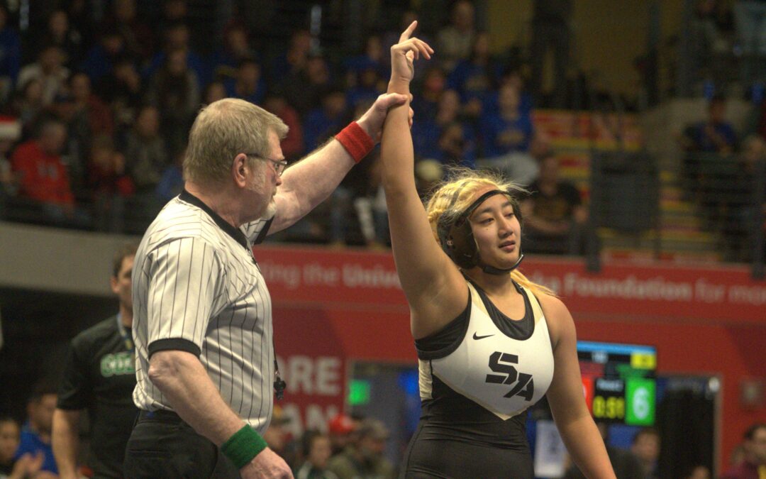 Prep Wrestling: Lightweight divisions carry Soldotna girls team to state crown as Stars sparkle in 97-point decision