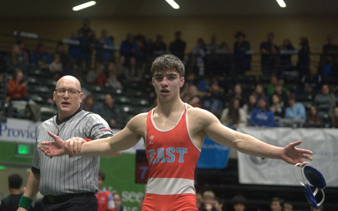 Prep Wrestling: Wolverines win D1 state title; East’s Kenton Cooke, South’s Aaron Concepcion cap undefeated year; Soldotna’s Trevor Michael pulls off last-second stunner