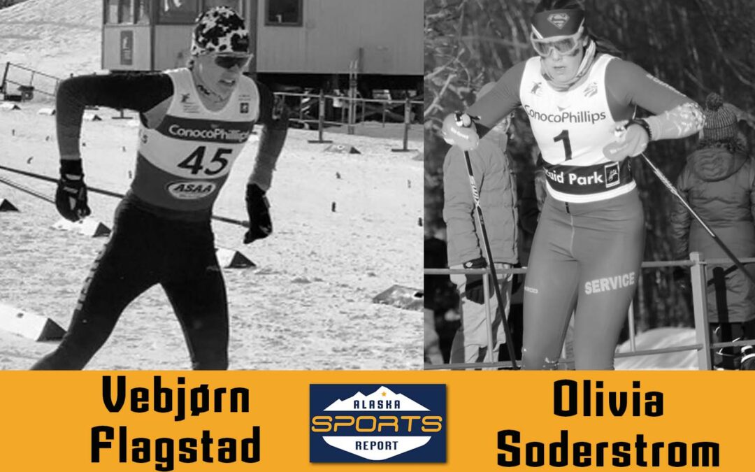 Super sophomore Skimeisters Olivia Soderstrom and Vebjòrn Flagstad named Alaska Athlete of the Week co-winners