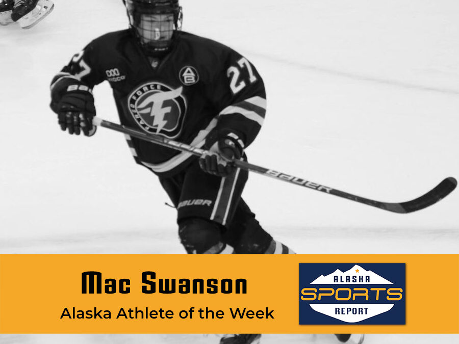 Anchorage hockey player Mac Swanson concludes award-winning week with Alaska Athlete of the Week honors