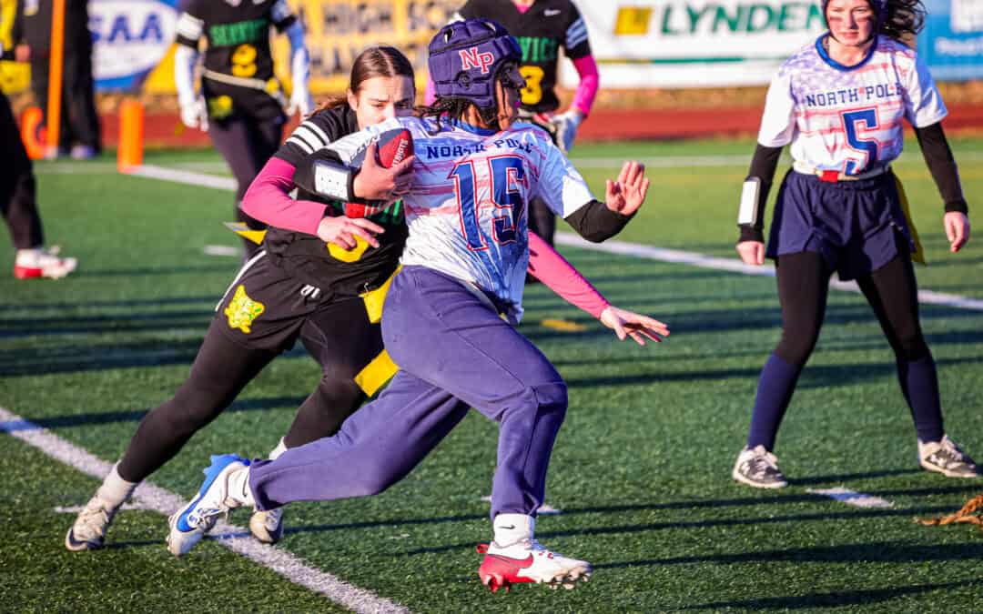 North Pole sisters combine for 500 all-purpose yards, 9 TDs