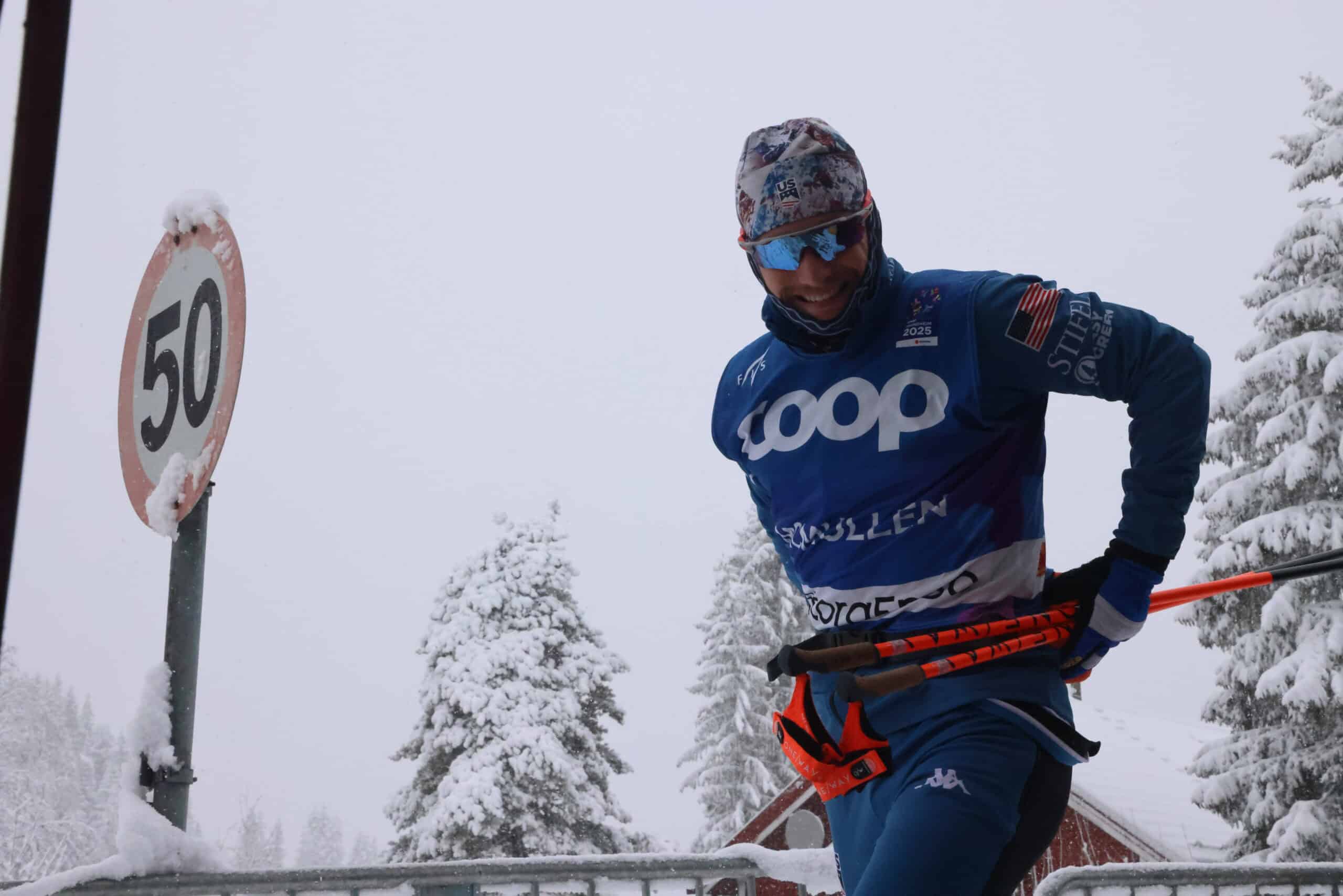 No national titles were at stake, but that didn’t slow down APU skiers McMullen and Swirbul at Lake Placid