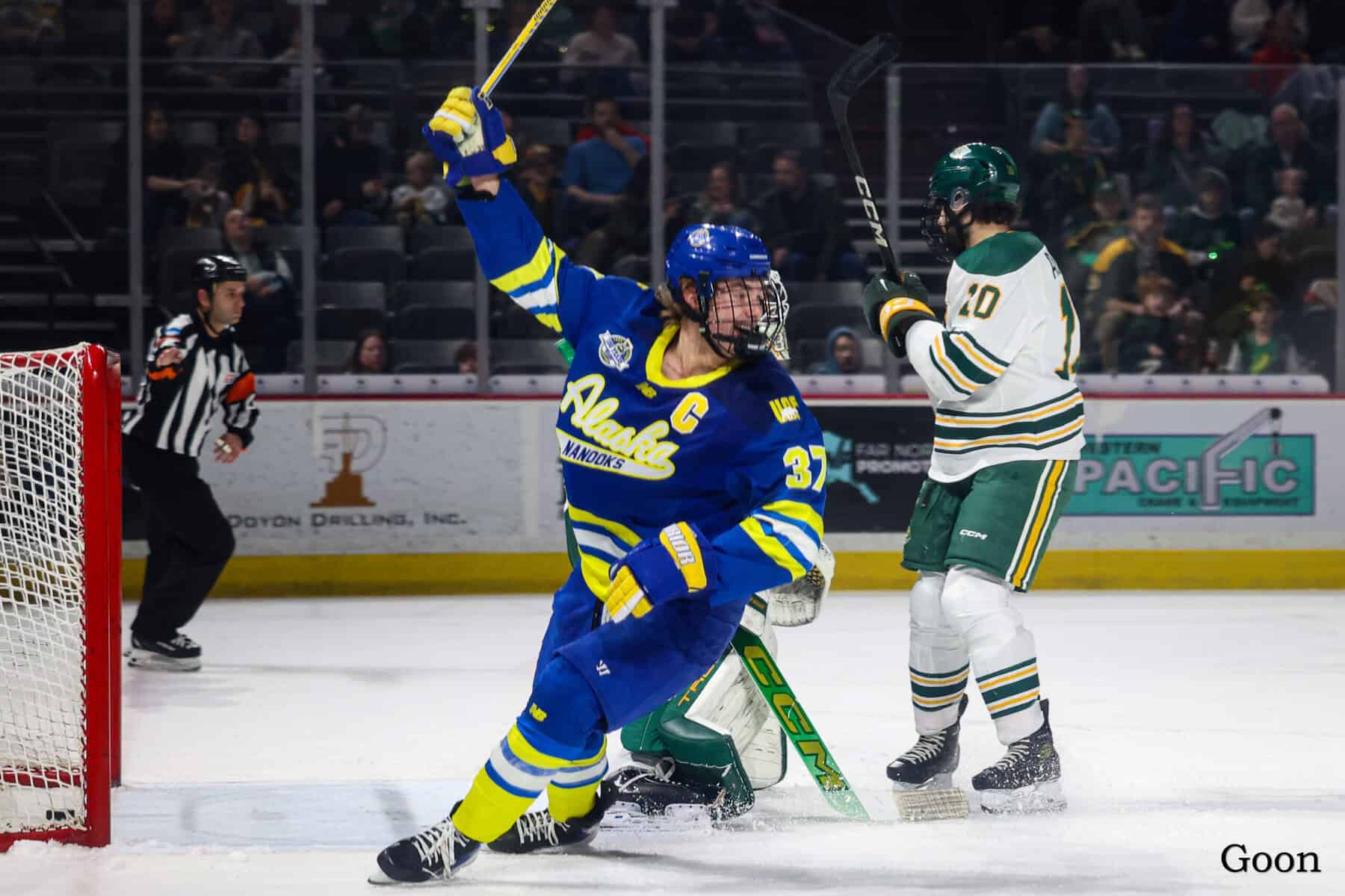 UAF’s Rickey, Birnie stun UAA with last-second goal; Nanooks near another Governor’s Cup triumph