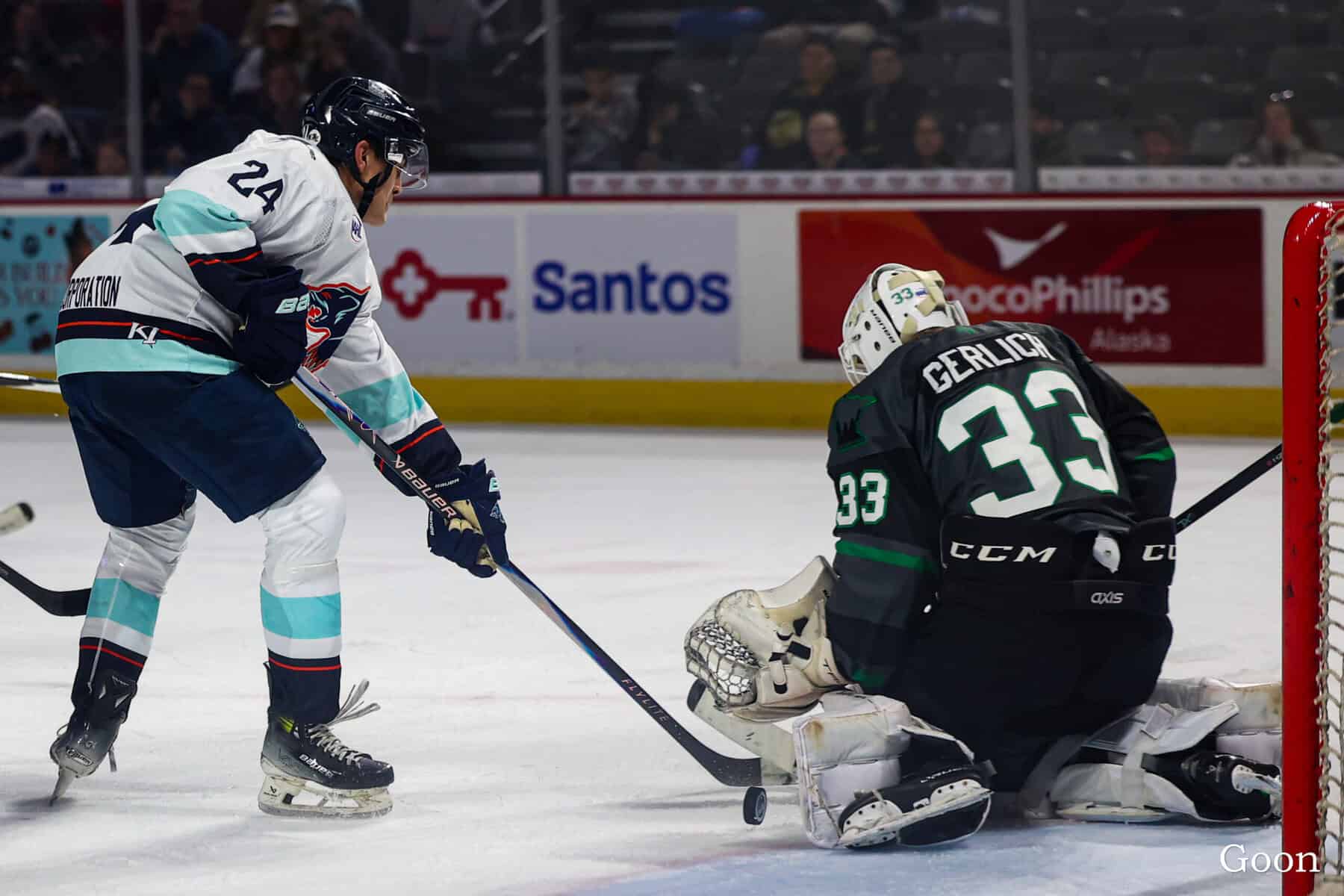 Opposing goaltenders snuff both Anchorage, Fairbanks in NAHL Game 2 playoff losses