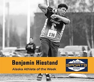 Chugiak discus thrower Benjamin Hiestand named Alaska Athlete of the Week after record-breaking performance at JO’s