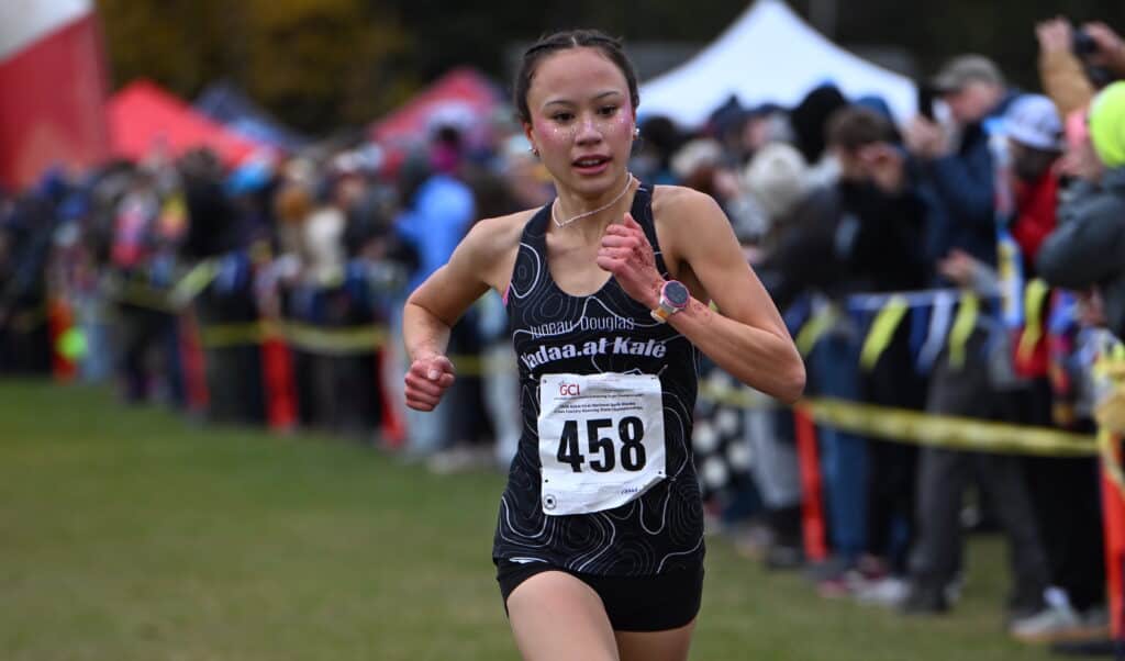 Kaia Mangaccat Wins First Juneau-Douglas Girls State XC Title